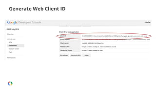 Generate Web Client ID

 