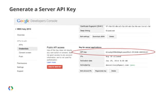 Generate a Server API Key

 
