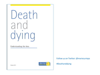 Follow us on Twitter: @mariecuriepa

#Deathanddying
 