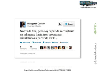 #SMWBCN
@EduardoPradanos
https://twitter.com/MargaretCastor/status/399655391942156288

 