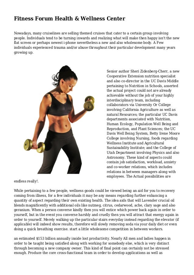 Fitness Forum Health & Wellness Center