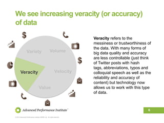 The 5 key V's of Big Data | PPTX