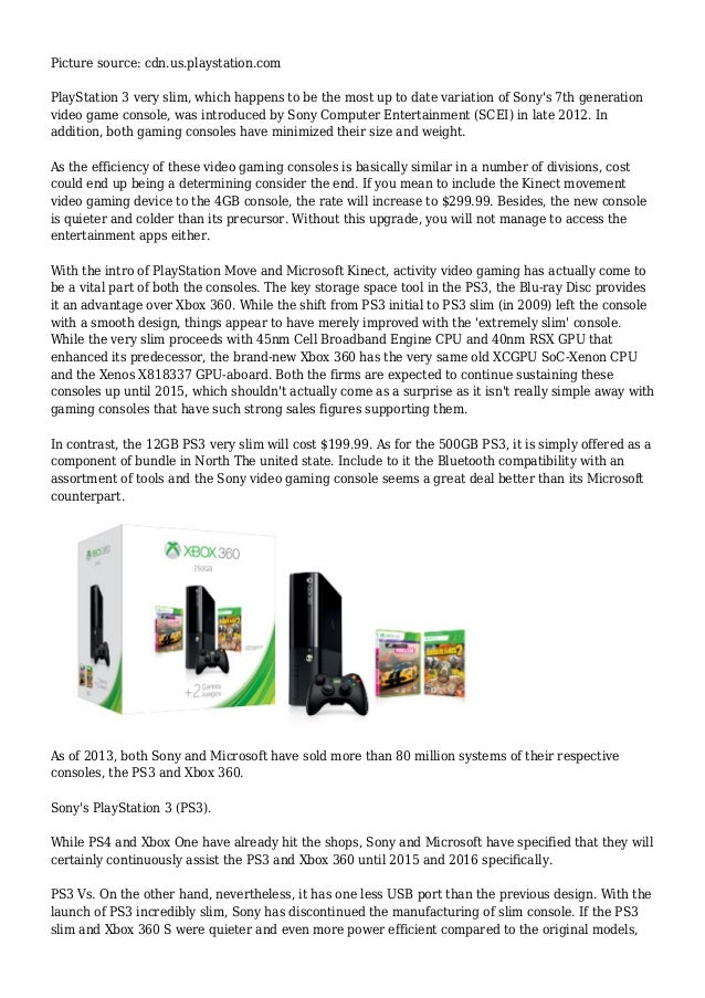 Which is Better PS3 or Xbox 360?