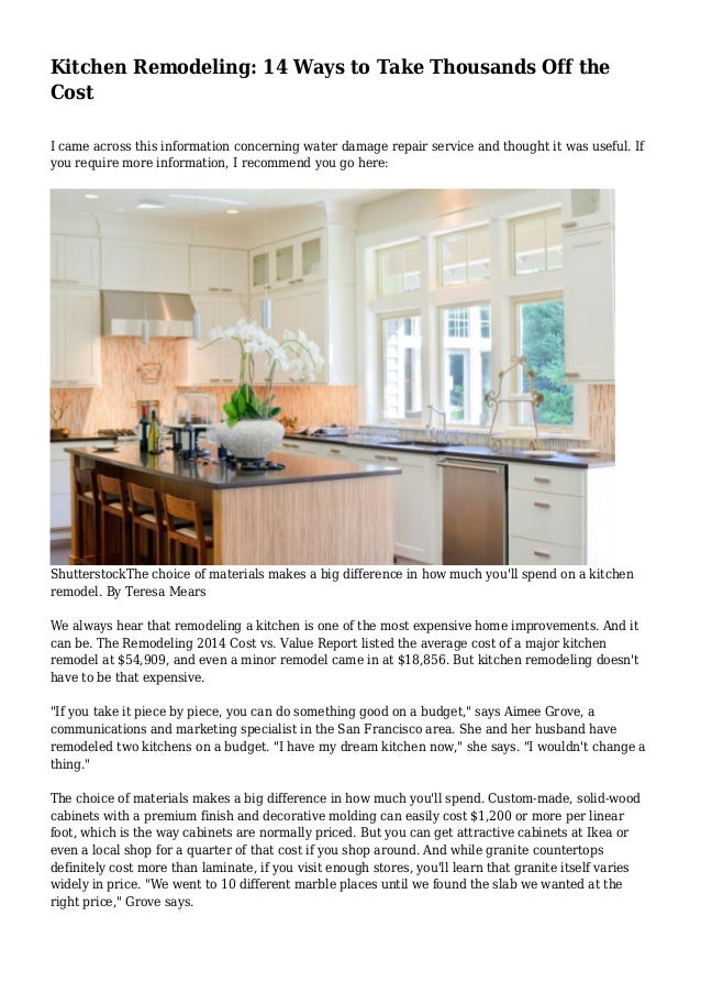 kitchen remodeling 14 ways to take thousands off the cost