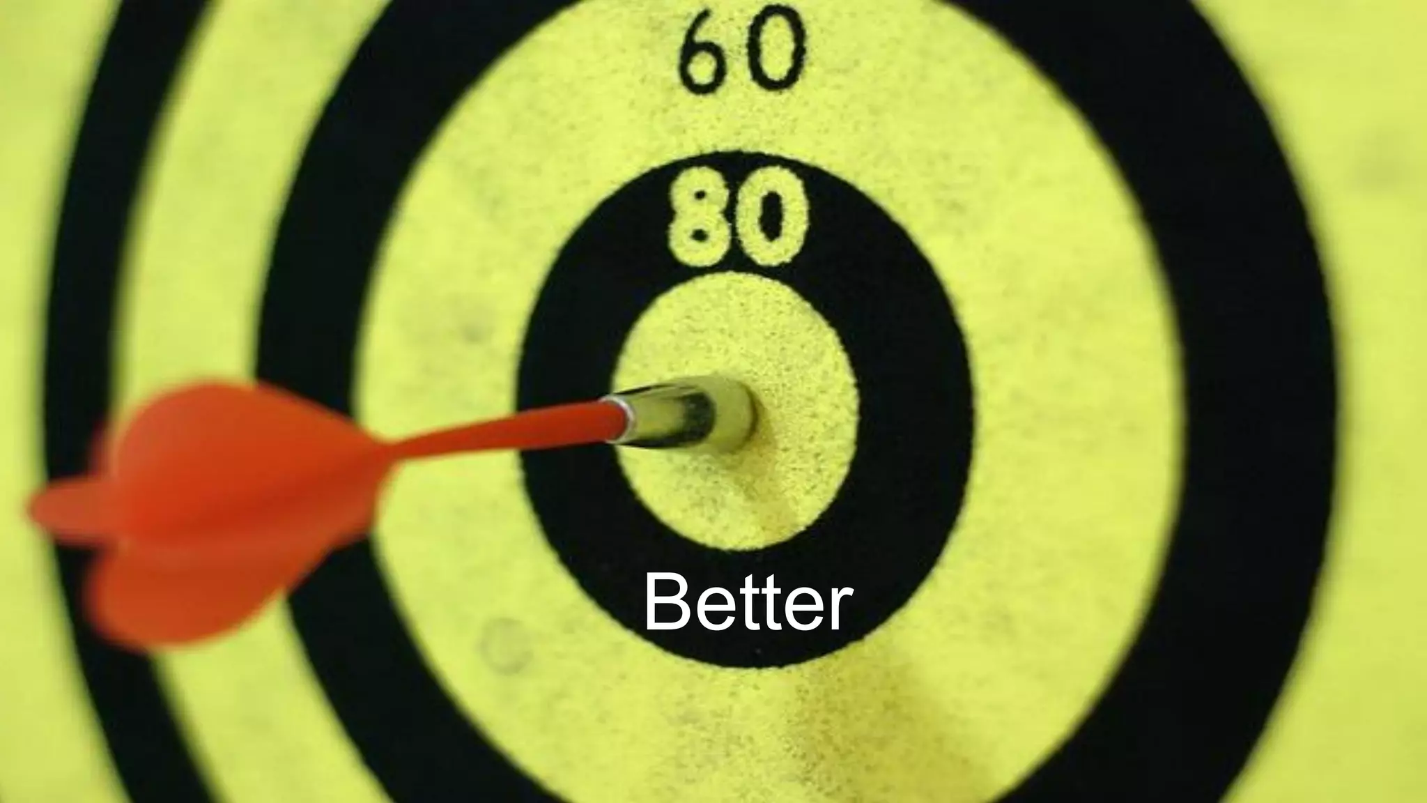 Smarter




          Better
 