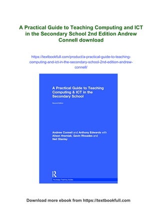 A Practical Guide to Teaching Computing and ICT in the Secondary School ...