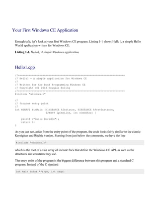 Programming Microsoft Windows CE NET 3rd Edition Douglas Boling | PDF