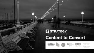 Content to Convert
RECOMMENDED
UNTIL AUG 201
AWARD WINNER
 