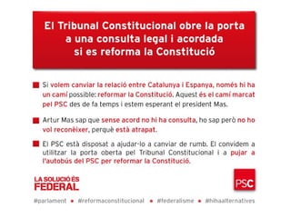 Principals declaracions de Pere Navarro (ple del Parlament)