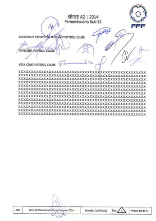 Regulamento PE A2 - 2014