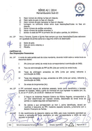 Regulamento PE A2 - 2014
