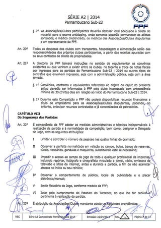 Regulamento PE A2 - 2014