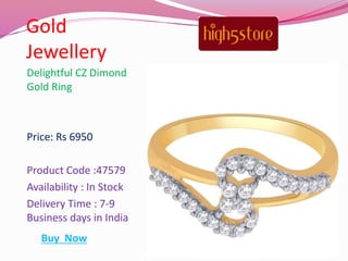 Gold
Jewellery
Delightful CZ Dimond
Gold Ring
Price: Rs 6950
Product Code :47579
Availability : In Stock
Delivery Time : 7-9
Business days in India
Buy Now
 