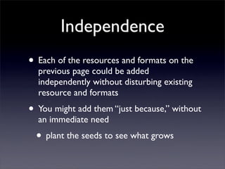 Rest Reuse And Serendipity