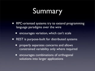 Rest Reuse And Serendipity