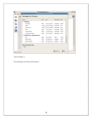 The packages are being downloaded...




                                       74
 