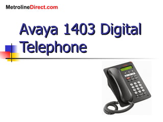 Avaya 1403 Digital Telephone 