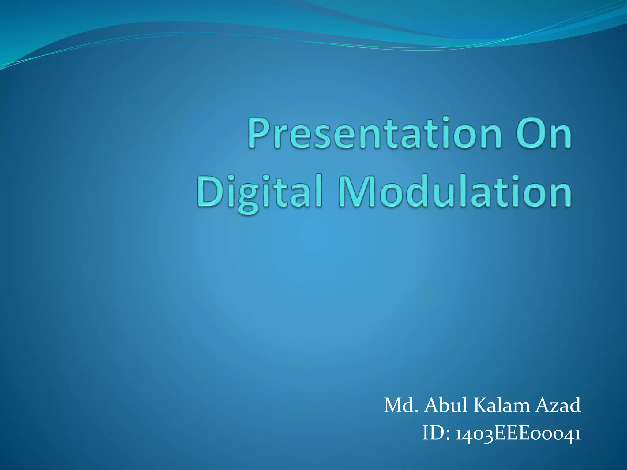 Modulation | PPT