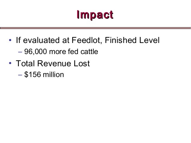 Dr. David Anderson - Economic Aspects of Trichomoniasis; Effects on U…