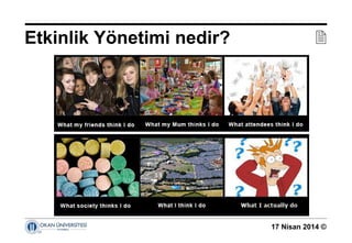 17 Nisan 2014 ©
Etkinlik Yönetimi nedir? 
 