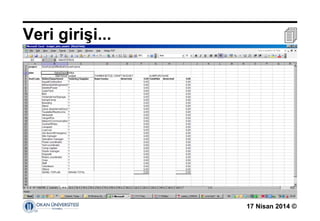 17 Nisan 2014 ©
Veri girişi... 
 