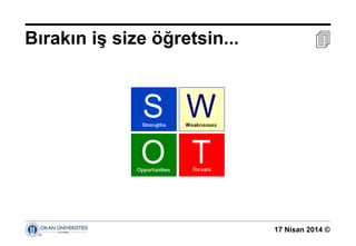 17 Nisan 2014 ©
Bırakın iş size öğretsin... 
 
