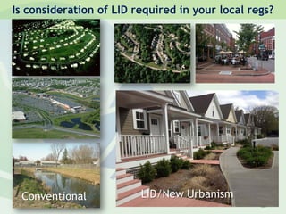 Horsley Witten Group, Inc.Horsley Witten Group, Inc.
Conventional LID/New Urbanism
Is consideration of LID required in your local regs?
 
