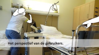Het perspectief van de gebruikers.
 