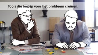 Tools die begrip voor het probleem creëren.
 