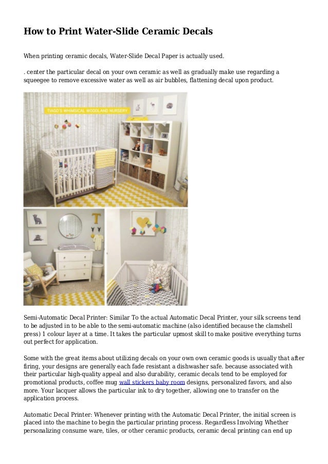 How to Print Water-Slide Ceramic Decals