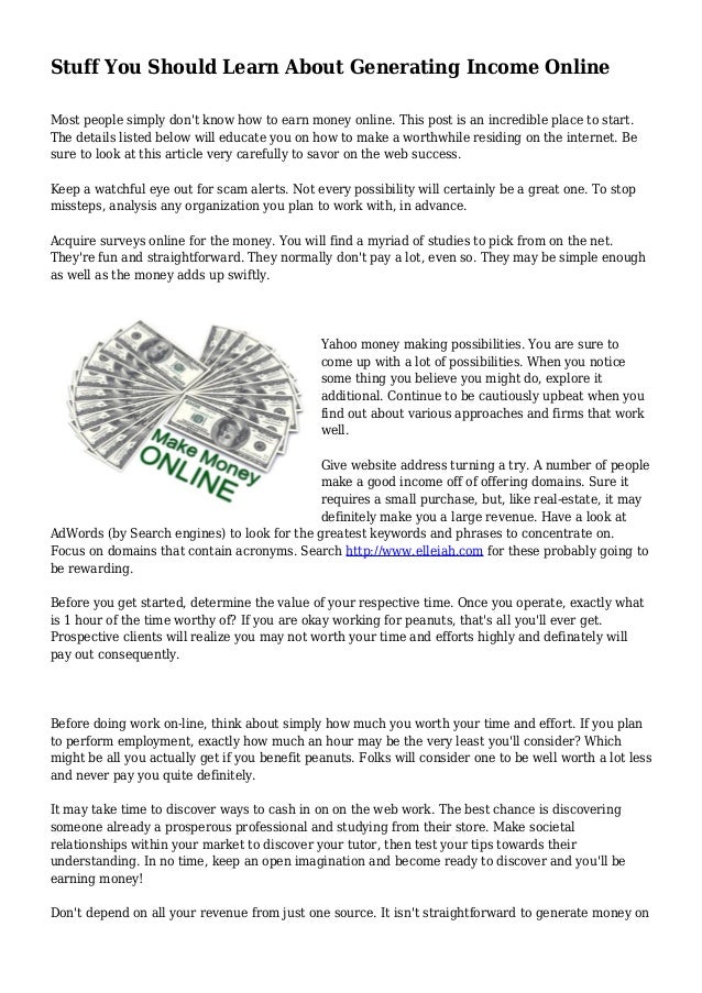 Just how to Operate Online