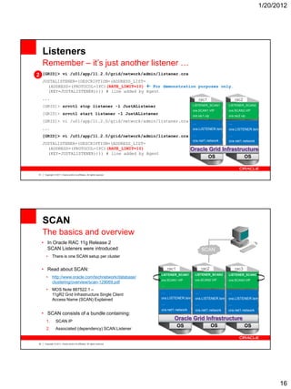 Oracle Rac Listener Understanding Oracle RAC 11g Release 2 Internals | PDF