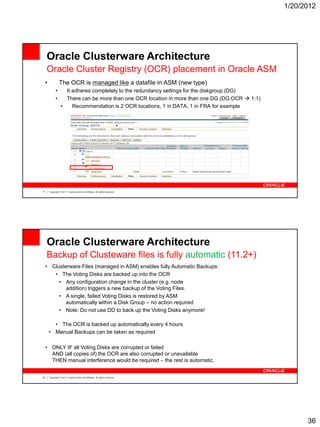 Understanding Oracle RAC 11g Release 2 Internals | PDF