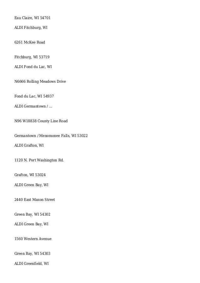 Lynch Burlington Wi >> Aldis Grocery Store Locations North Carolina Through Wyoming Lynch Burlington Wi >> Aldis Grocery Store Locations North Carolina Through Wyoming