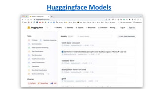 Hugggingface Models
 