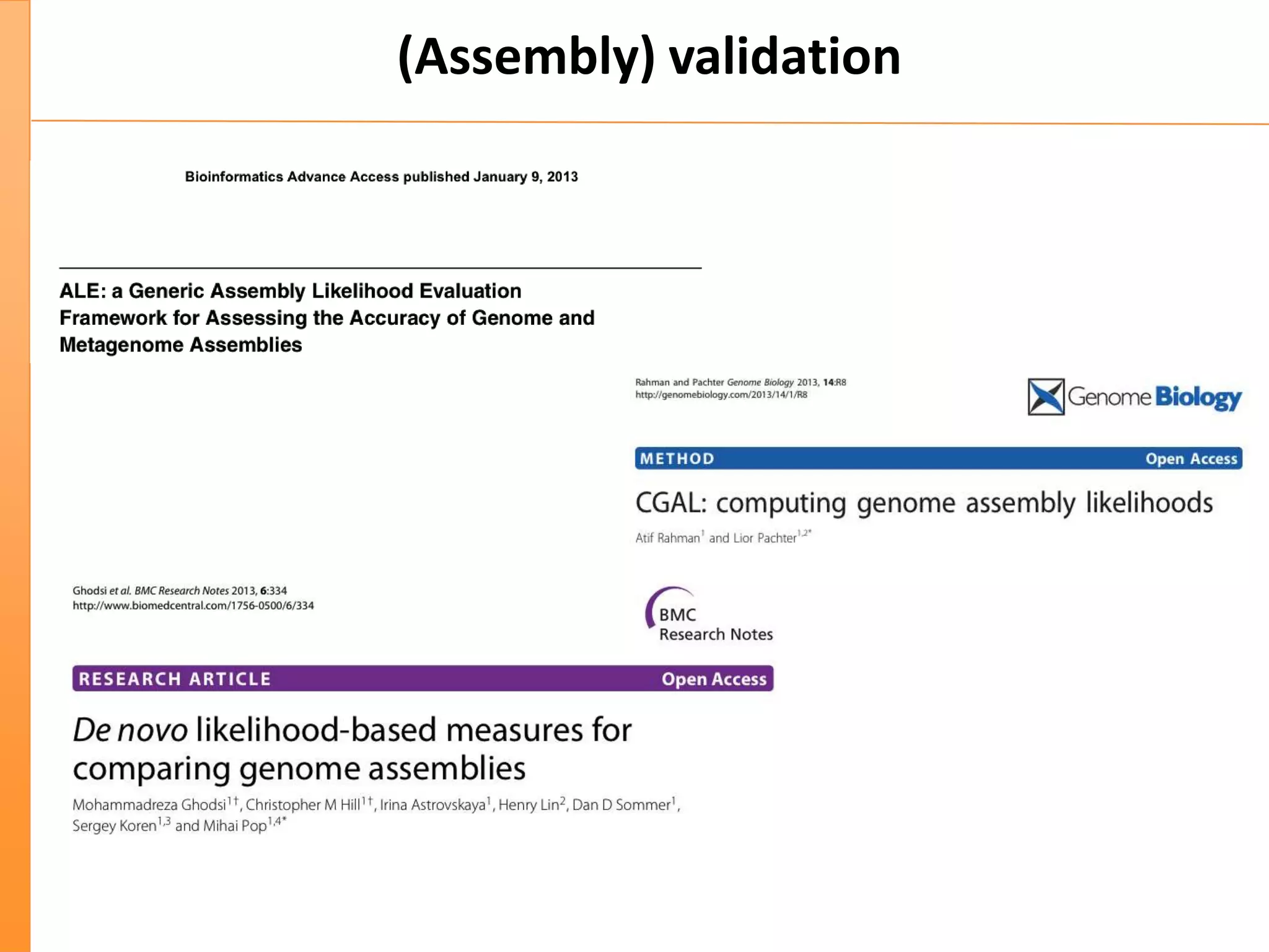 (Assembly) validation