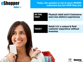 3© iVentures Consulting 2014
eShopper
Index ®
Today, the question is not to know WHERE
customers buy but HOW they buy
IN T...