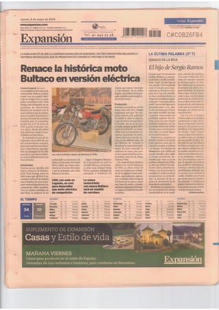 Artículo Expansión 08 Mayo - Renace Bultaco