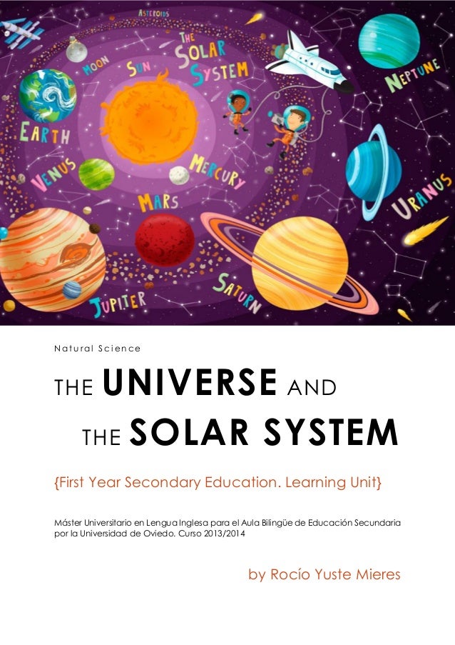 Learning Unit The Universe And The Solar System First Year
