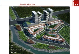 2013
Huế
Quy hoạch chi tiết xây dựng 1/500
4,9 Ha
Khu nhà ở Kite City
 