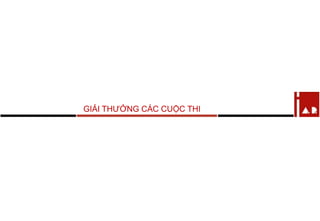 GIẢI THƢỞNG CÁC CUỘC THI
 