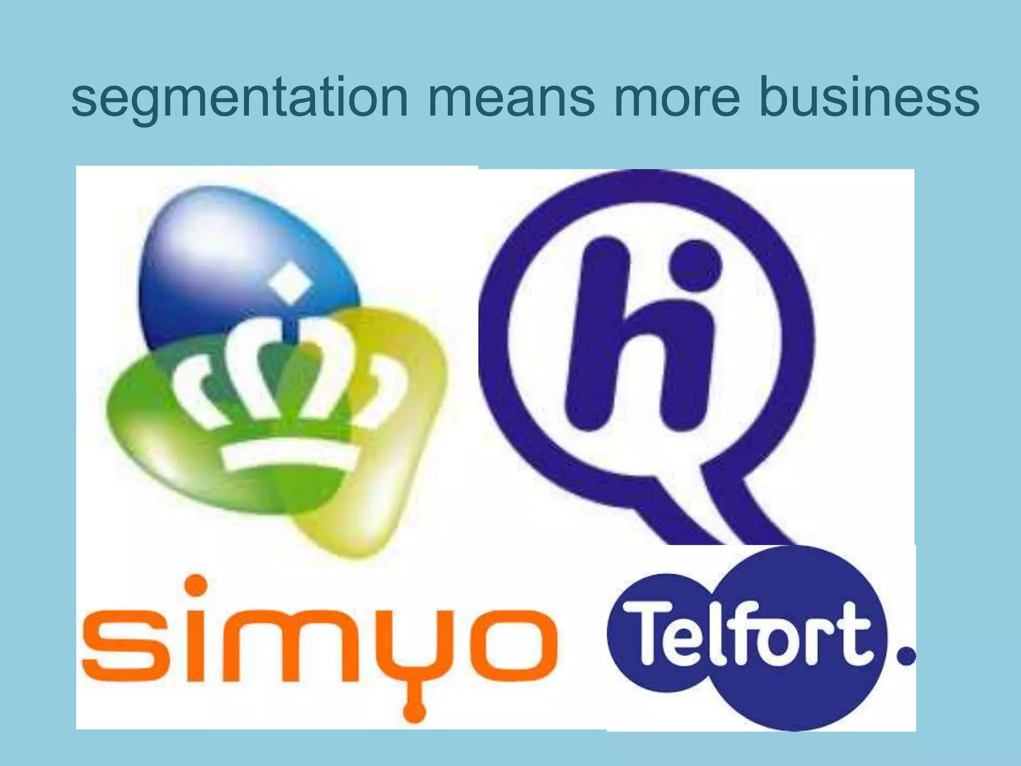 segmentation means more business