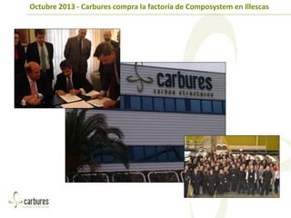 Octubre 2013 - Carbures compra la factoría de Composystem en Illescas
 