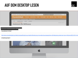 AUF DEM DESKTOP LESEN
 