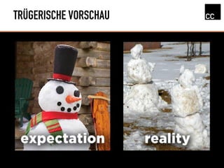 TRÜGERISCHE VORSCHAU
 