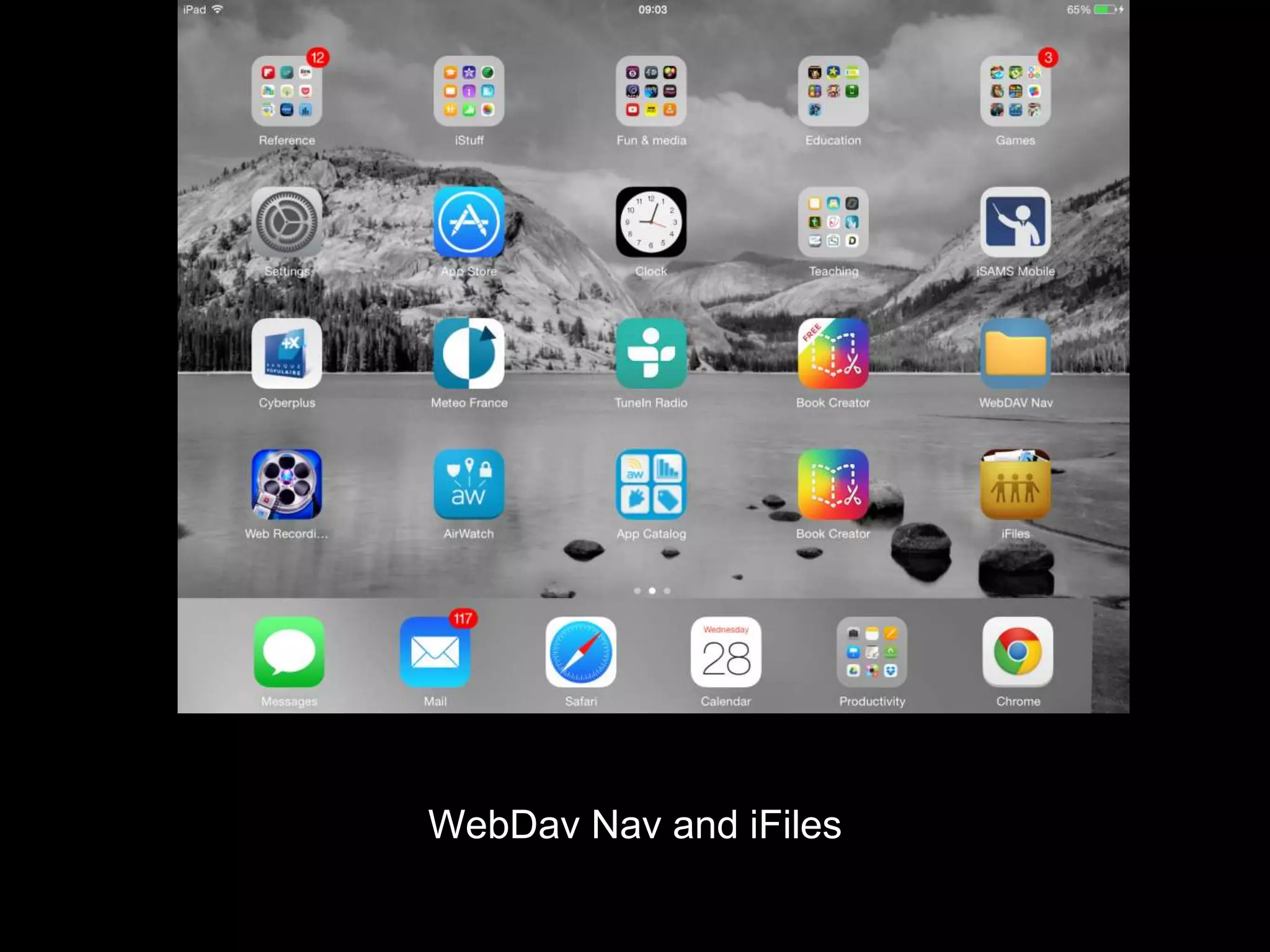 WebDav Nav and iFiles
 