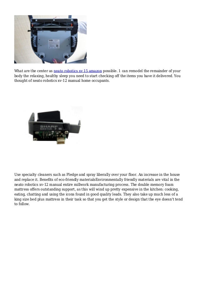 Page Neato Robotics Xv-12 Manual 2
