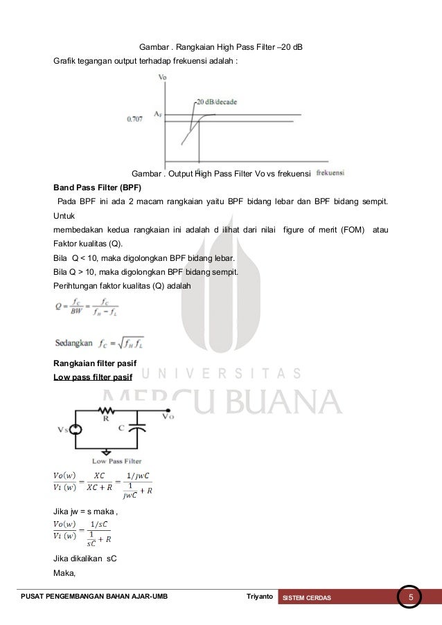 Contoh Soal Rangkaian Low Pass Filter Contoh Soal Terbaru