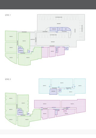 LEVEL 1
CAR PARKING AREA

MDF
PASSAGEWAY

PASSAGEWAY

PASSAGEWAY

DRIVEWAY

LIFT

STAIRCASE

CAR PARKING AREA

DRIVEWAY

CAR PARKING AREA

LANDSCAPE
PASSAGEWAY

BLOCK A

PASSAGEWAY

BLOCK A

DRIVEWAY

PASSAGEWAY

STAIRCASE

STAIRCASE

LIFT

BLOCK A

BLOCK B

LIFT

PASSAGEWAY

BLOCK A

BLOCK A

LEVEL 3
BLOCK C
BLOCK C

BLOCK C
PASSAGEWAY
STAIRCASE

PASSAGEWAY
LIFT
BLOCK C

BLOCK A

BLOCK A
PASSAGEWAY
BLOCK A

BLOCK B

BLOCK B

PASSAGEWAY

PASSAGEWAY

LIFT

STAIRCASE

LIFT

STAIRCASE
BLOCK B
PASSAGEWAY

BLOCK A

BLOCK A

BLOCK B

 