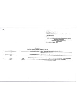 Паспорти бюджетних програм станом на 14.06.2019 року
